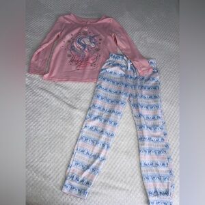 GIRLS PAJAMA SET SIZE 6/6X LIKE NEW